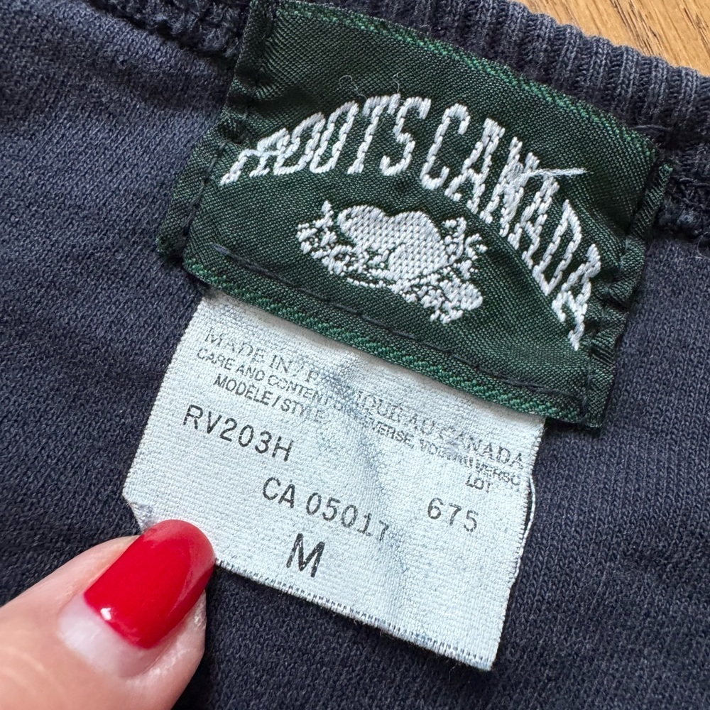 Roots Canada Vintage 80s Crewneck - Unisex M - Navy Blue - Picture 4 of 7